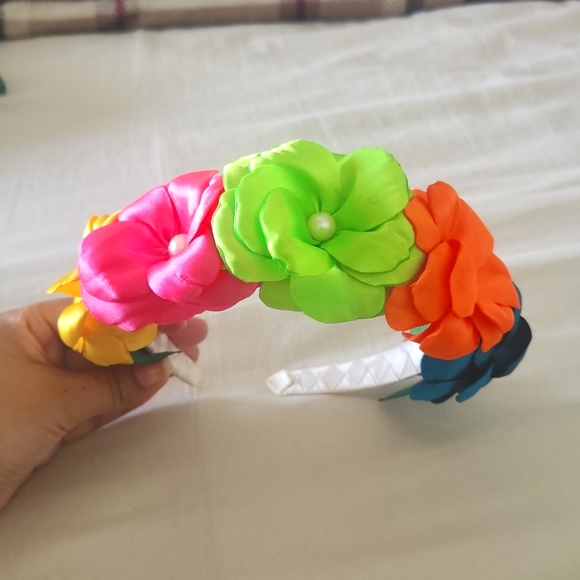 Handmade Flower Headband - Picture 1 of 5